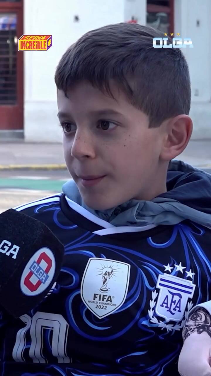 Manu, el nene que le escribió una emotiva carta a Messi por su cumpleaños