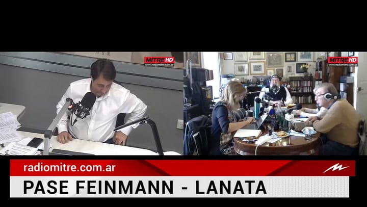 El Pase de Eduardo Feinmann y Jorge Lanata: 'Somos iguales'