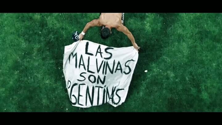 La selección argentina y su homenaje al campeón del mundo (Video: Instagram @afaseleccion)