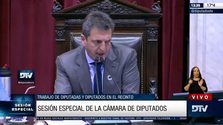 Fuerte cruce entre Sergio Massa y Fernando Iglesias en Diputados