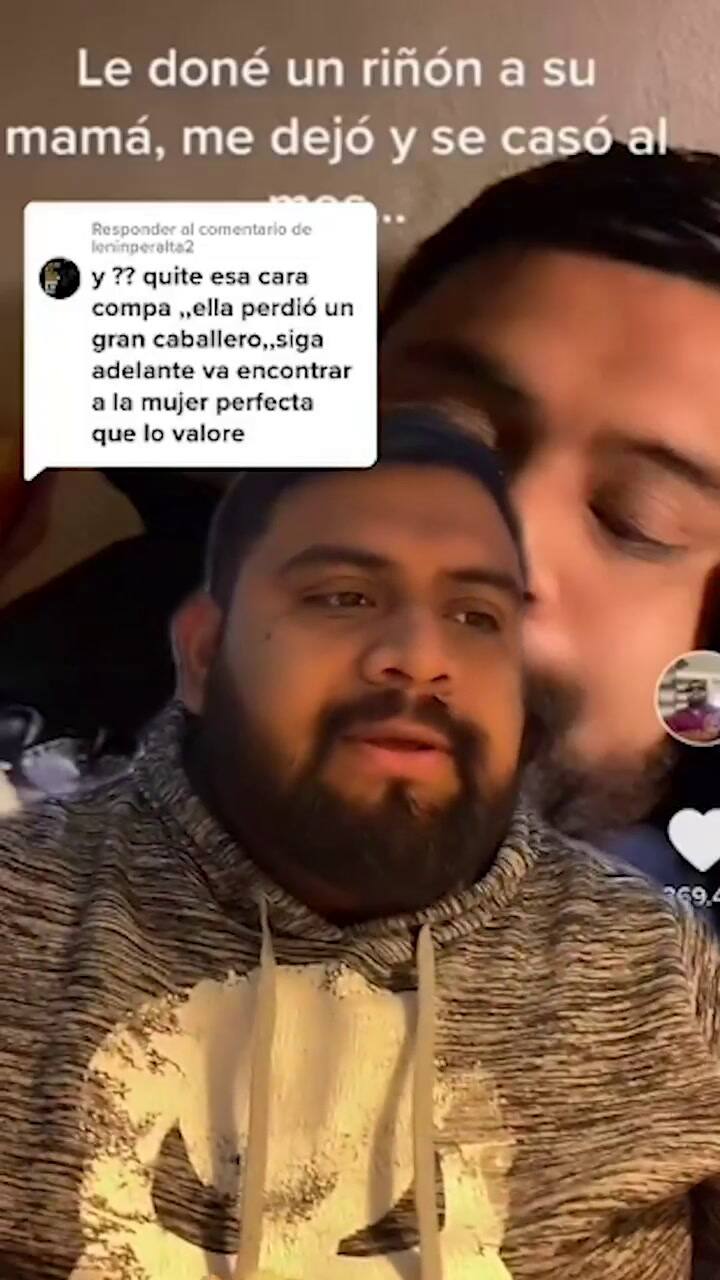 El hombre explicó que está bien y que no le guarda rencor a su ex