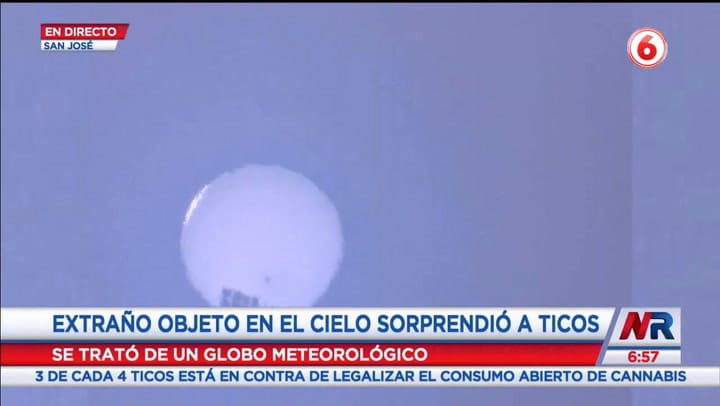 El Pentágono alertó sobre segundo globo espía en Latinoamérica