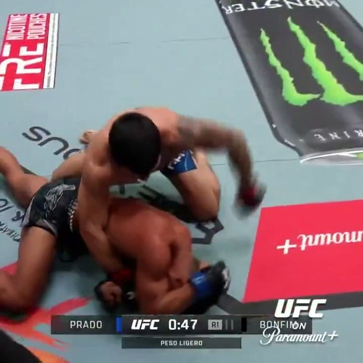 Francisco Prado logró su segunda victoria en UFC tras cuatro derrotas consecutivas