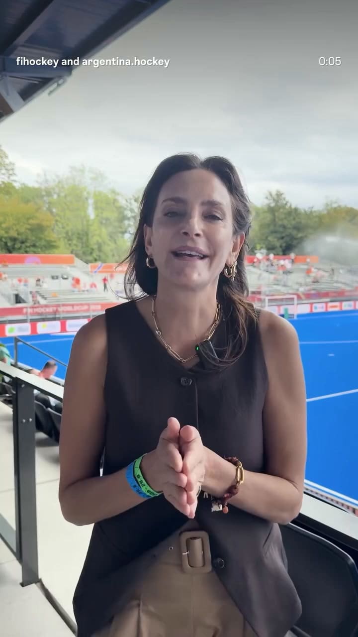 El video de Luciana Aymar para alentar a Las Leonas