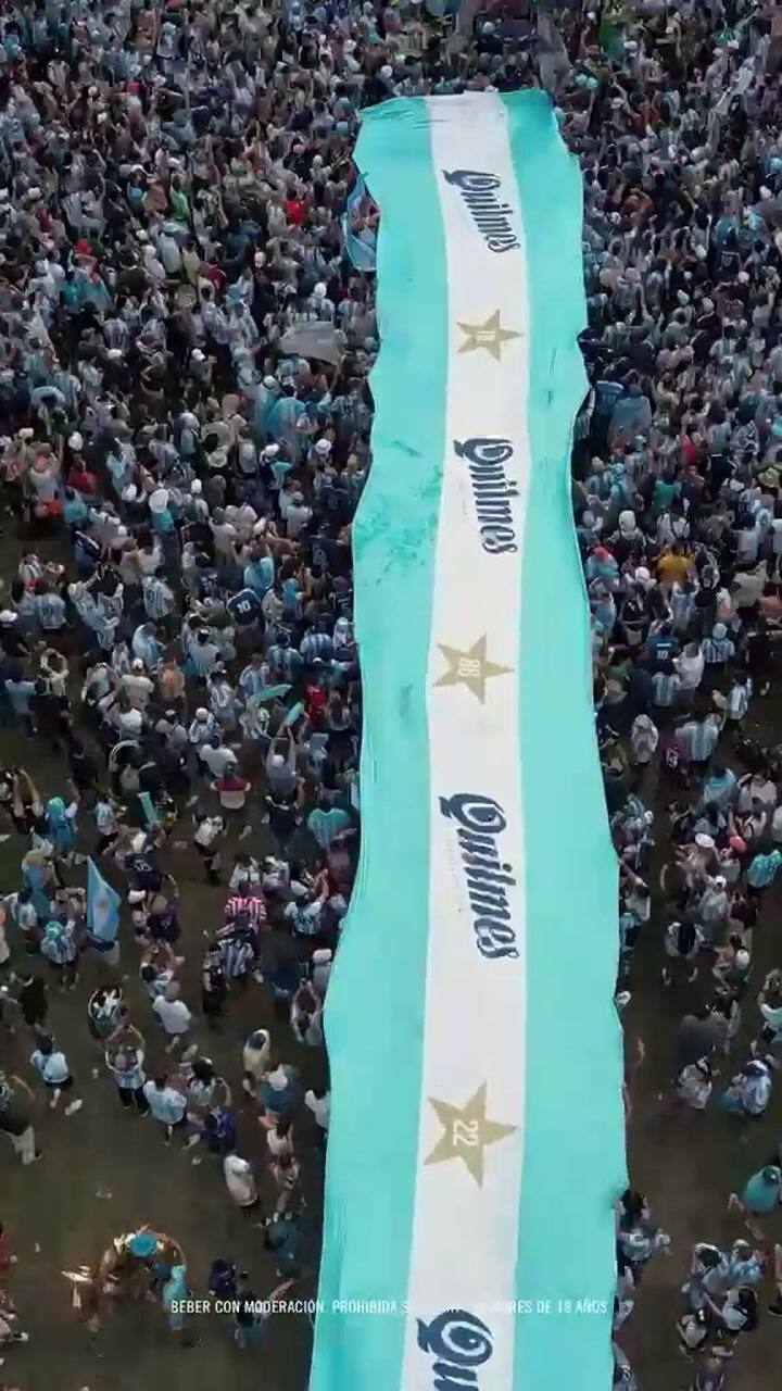 El banderazo argentino en Dallas