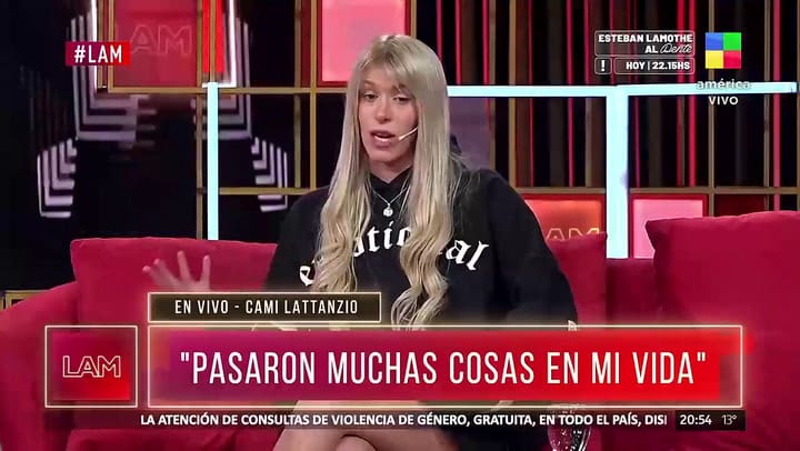 El duro relato de Camila Lattanzio tras el hecho de violencia que vivó por parte de su ex