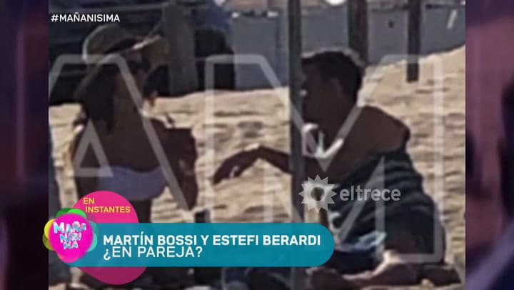 La Foto Comprometida De Estefi Berardi Y Martín Bossi, Juntos En La Playa De Mar Del Plata
