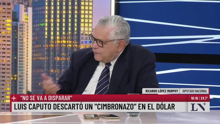 Ricardo López Murhpy dijo que acudir al Fondo es una señal de desesperación