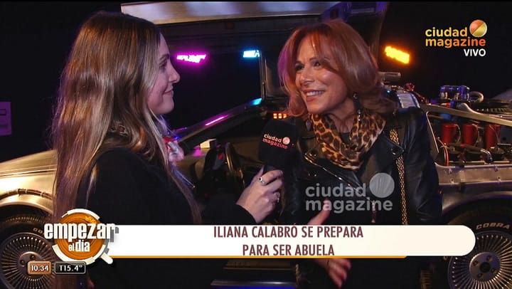 Iliana Calabró se prepara para ser abuela
