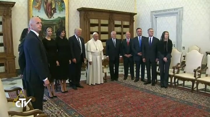 La intimidad de la audiencia privada que mantuvieron Donald Trump y el papa Francisco en el Vaticano