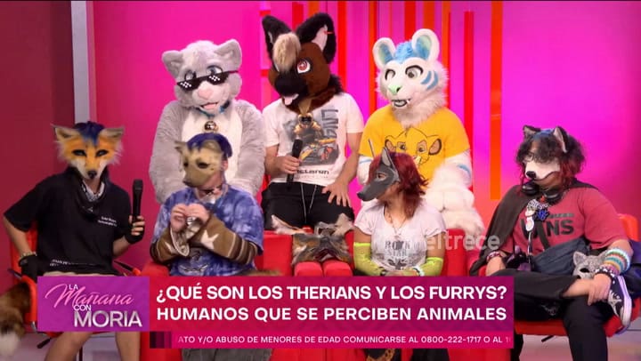 Los Therians y los Furrys se desahogaron junto a Moria Casán
