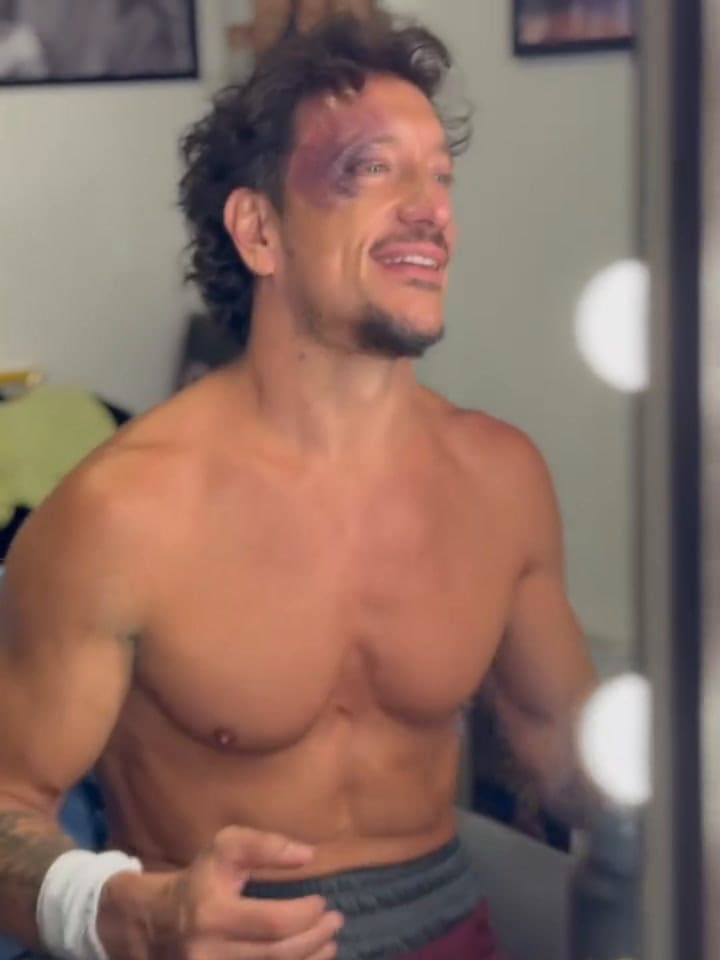 Nico Vázquez regresó al teatro con Rocky