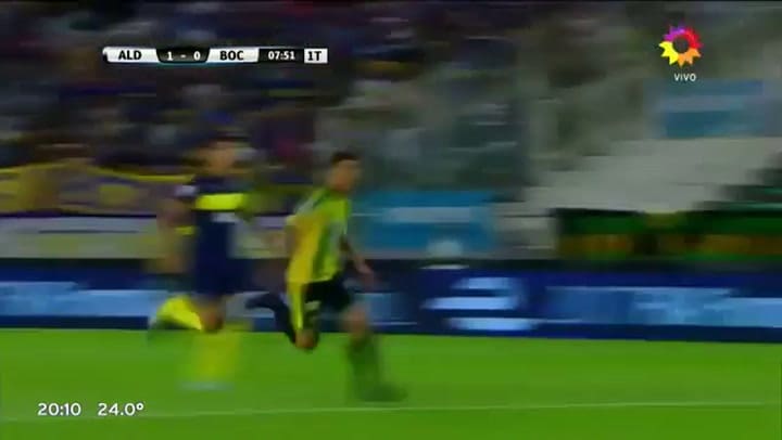 El error de Axel Werner en el amistoso contra Aldosivi