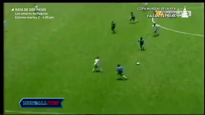 El momento en el que Diego Maradona hizo historia con 'la mano de Dios'