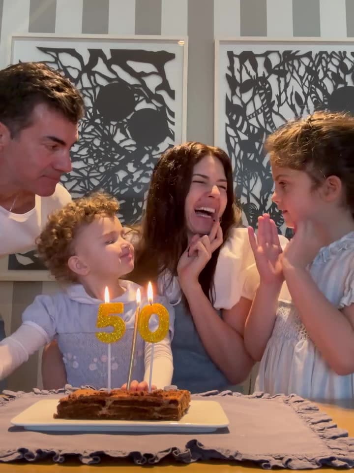 El feliz cumpleaños de Isabel.