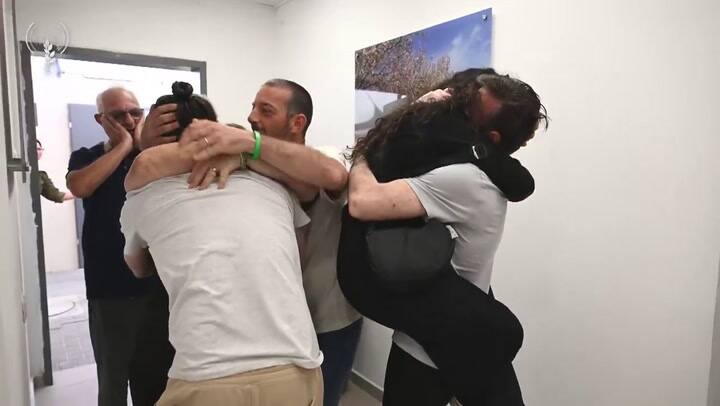 El reencuentro familiar de los hermanos Cunio