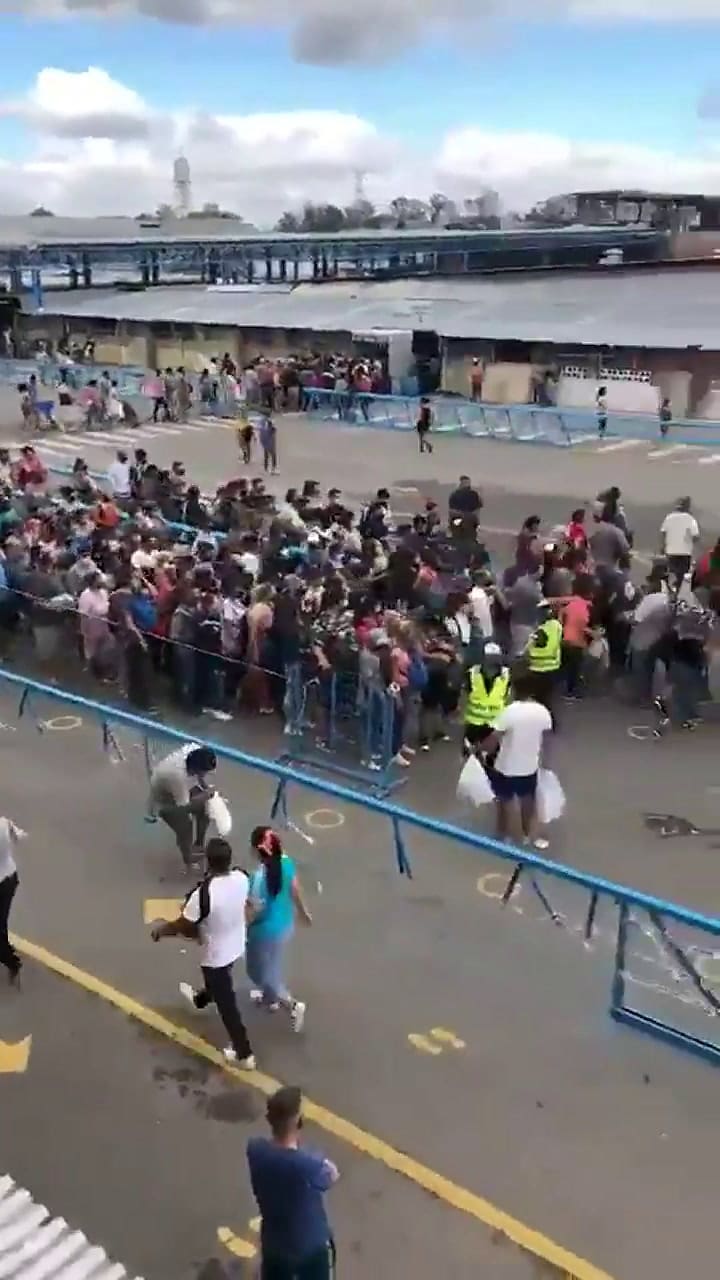 Así se vio La Salda desde las redes sociales