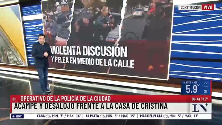 A las trompadas en San Luis