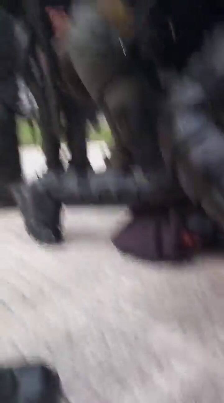 Tomás Cuesta, uno de los reporteros detenidos durante la marcha de jubilados