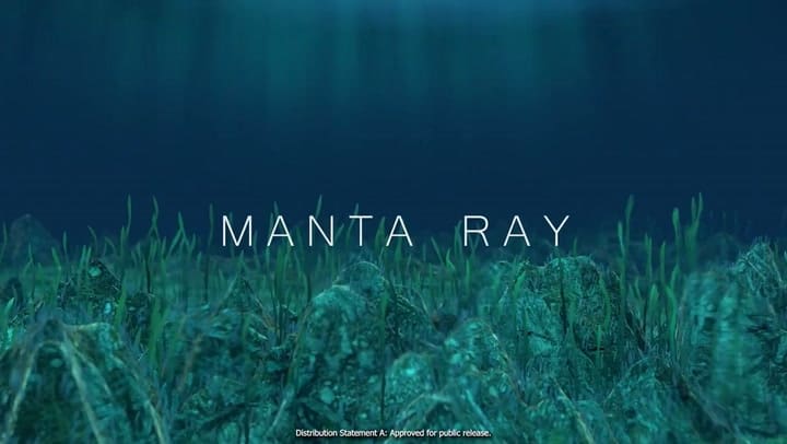 Desarrollan un dron submarino con forma de mantarraya