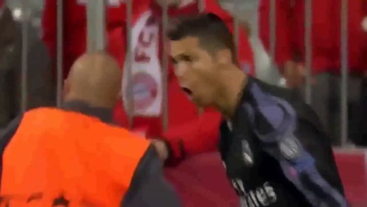 El primer gol de CR7