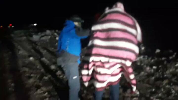 El rescate de los turistas en plena noche en Catamarca