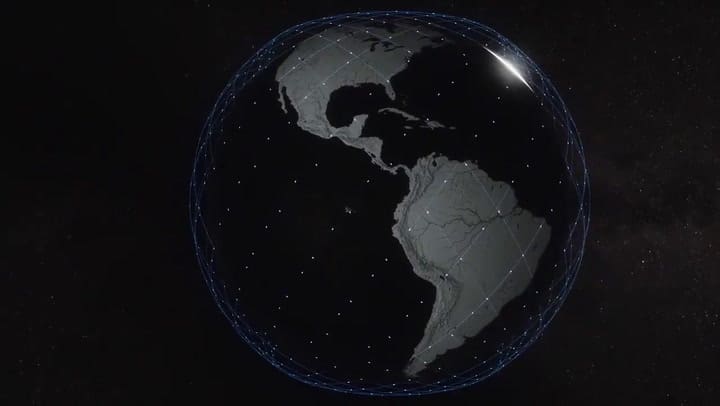 La constelación Starlink rodeará todo el planeta con sus satélites - Fuente: SpaceX
