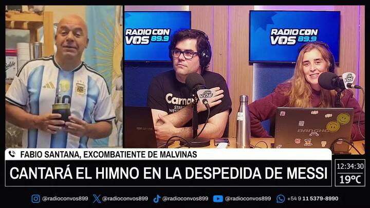 Fabio Santana afirmó que Lali cantará en la despedida de Messi