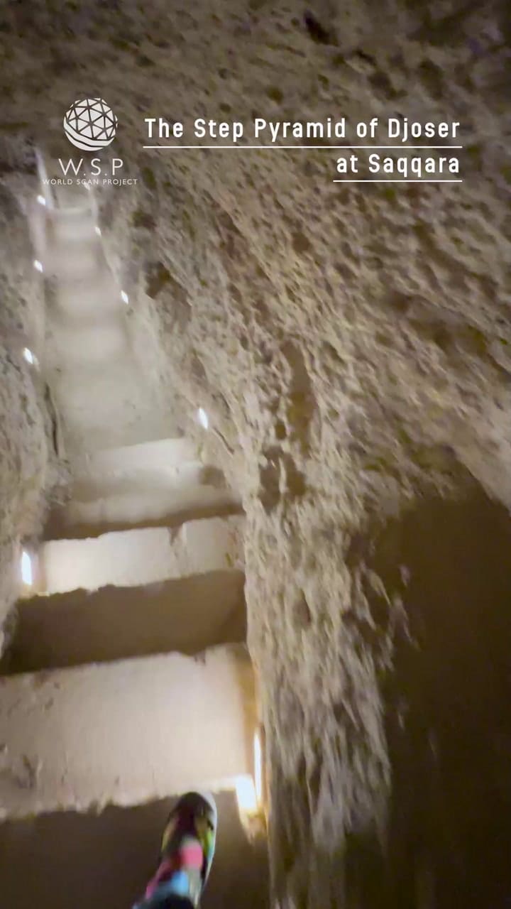 Así es por dentro la pirámide de Djoser en Egipto