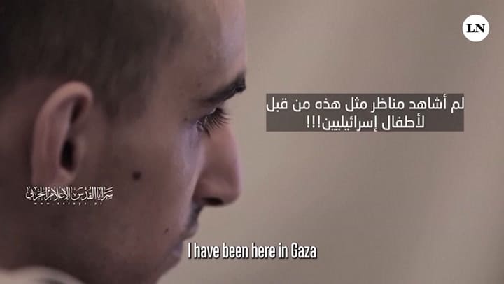 “Estoy al borde de la muerte”: el estremecedor video del rehén israelí Rom Braslavski