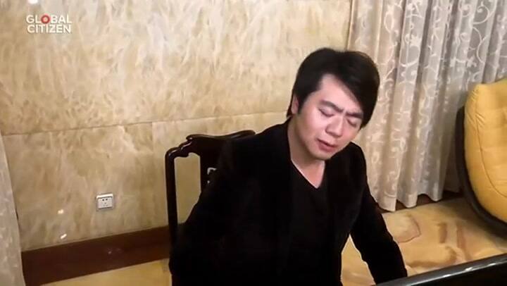 Celine Dion, Andrea Bocelli, Lady Gaga, Lang Lang, y John Legend cantan The Prayer - Fuente: YouTub
