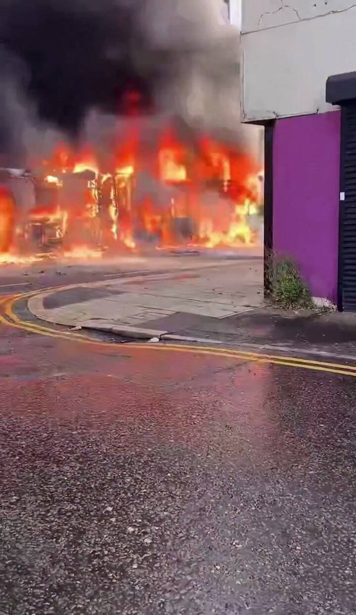 Caos y tensión en Belfast, Irlanda del Norte