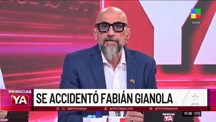 Se accidentó Fabián Gianola: qué se sabe