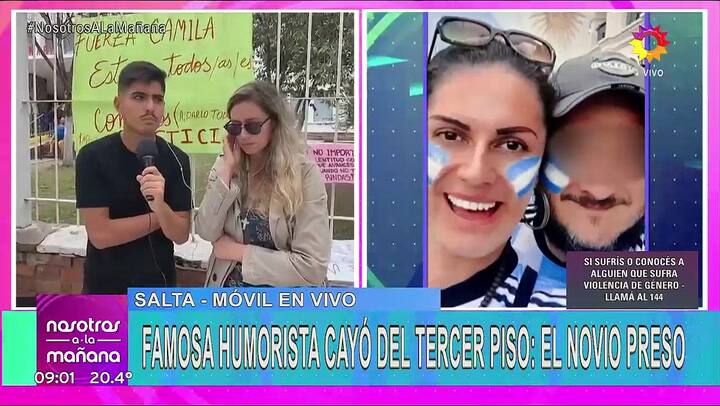 Habló la hermana de la humorista salteña internada tras caer de un tercer piso