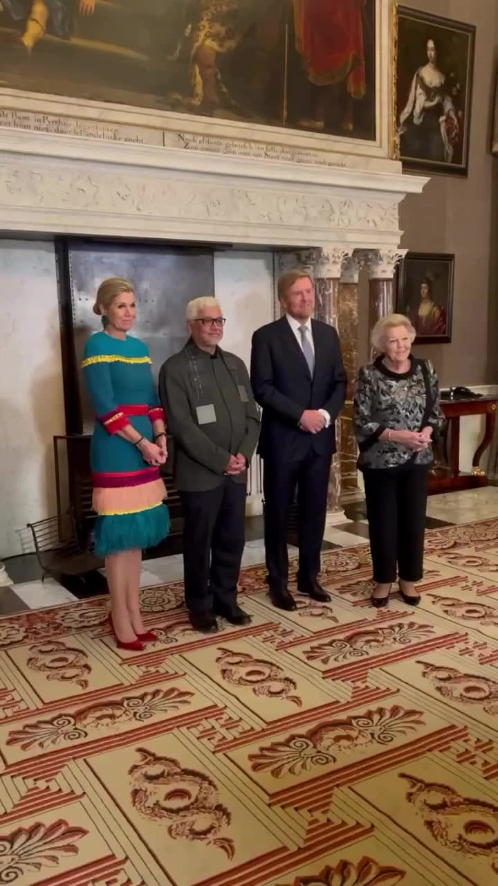 Máxima Zorreguieta causó furor con su colorido vestido