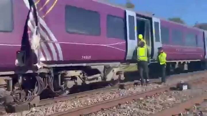 Dos trenes de alta velocidad chocaron en el norte de Londres
