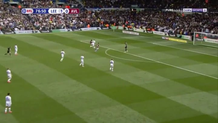 El empate de Aston Villa - Fuente: Bein Sports