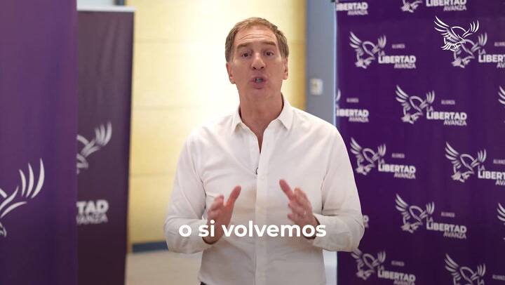 El spot de La Libertad Avanza protagonizado por Santilli y Reichardt