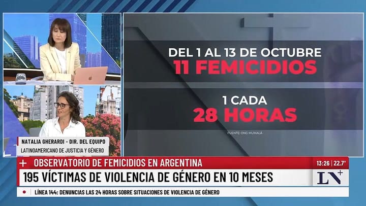 Constanza Lamarque en LN+ II