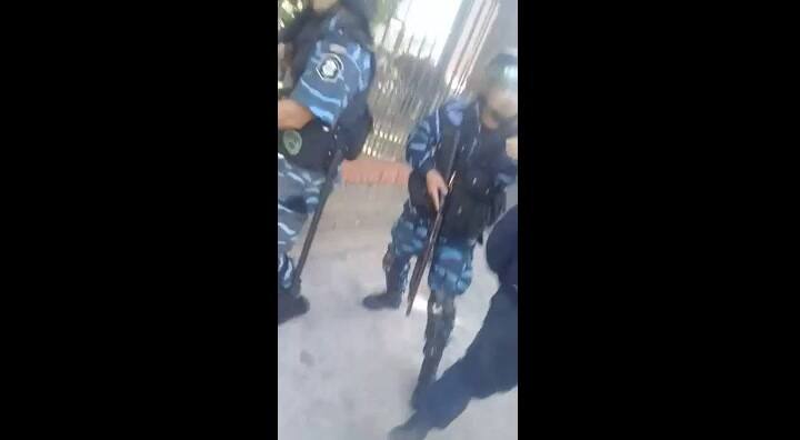 Fuertes incidentes con las fuerzas de Seguridad