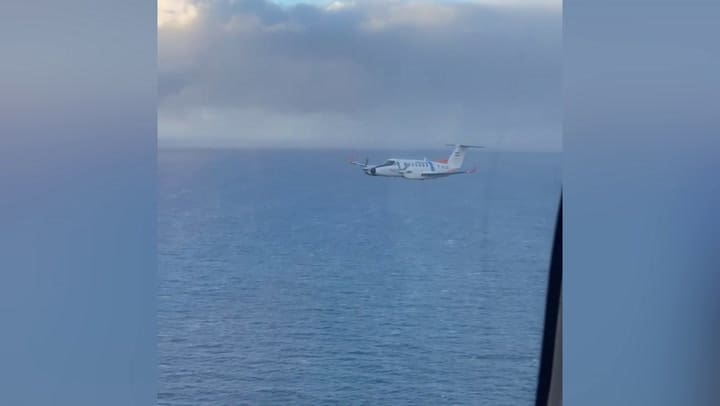 Aerorescate de emergencia en el Mar Argentino