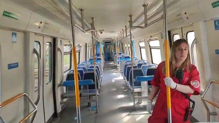 Los pasajeros fueron evacuados