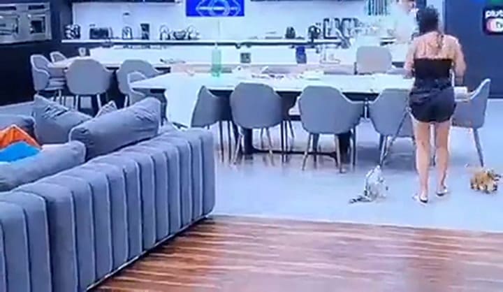 Romina y Fabián tuvieron una charla al borde de la sanción