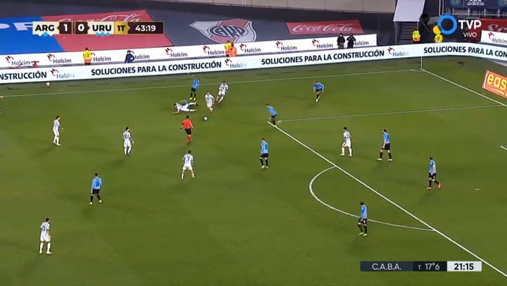 Gol de De Paul