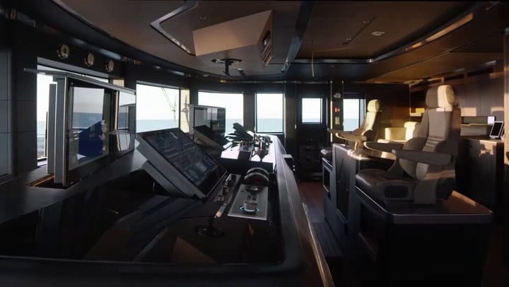 Video promocional de Attila publicado por el sitio especializado en embarcaciones Super Yatch Time.
