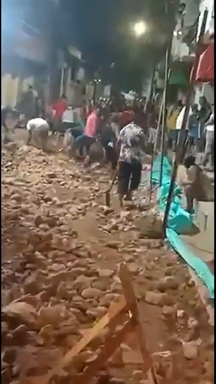 La búsqueda de oro en un pueblo de Colombia