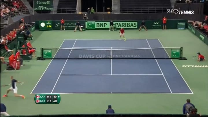 Denis Shapovalov golpea al juez de silla en la cara y es descalificado