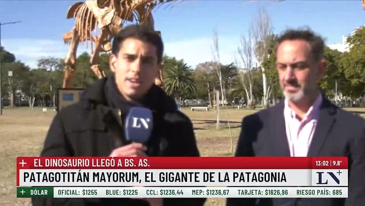Jose Carballido, paleontologo que descubrio el Patagotitan Mayorum