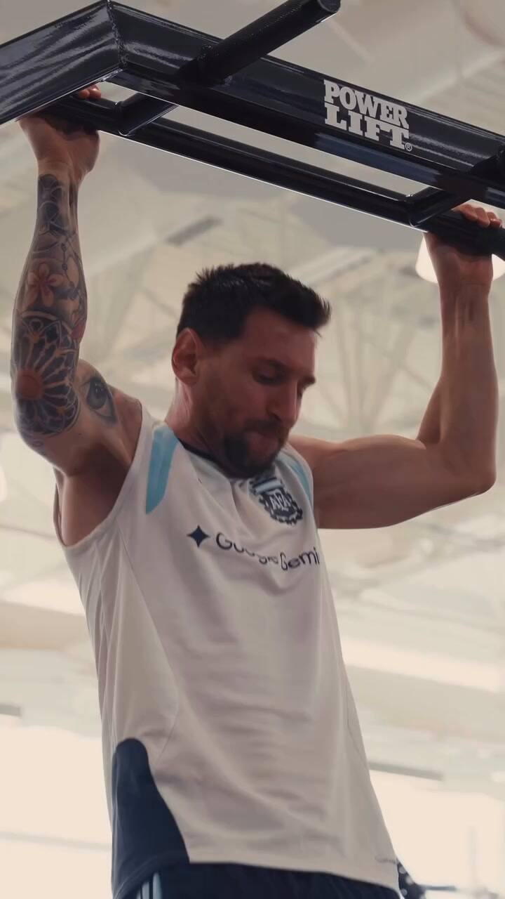 El video que compartió Messi entrenando en su día especial