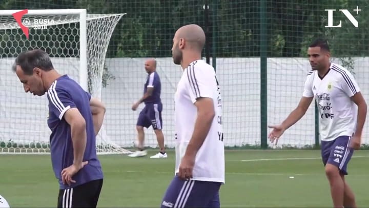 Así fue el entrenamiento de Argentina del martes 19 de 2018
